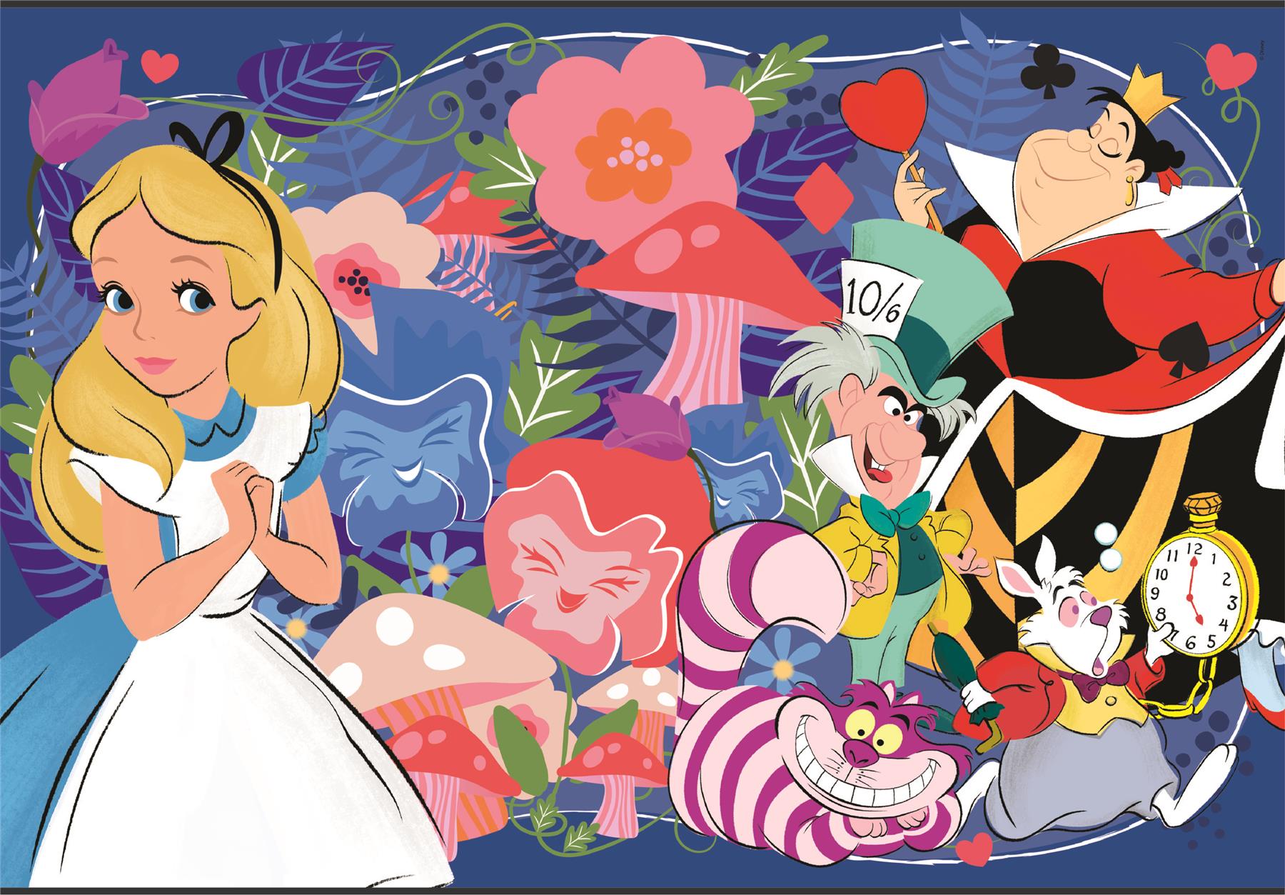 Disney Classics Alice in Wonderland Jigsaw Puzzle 104 Pieces