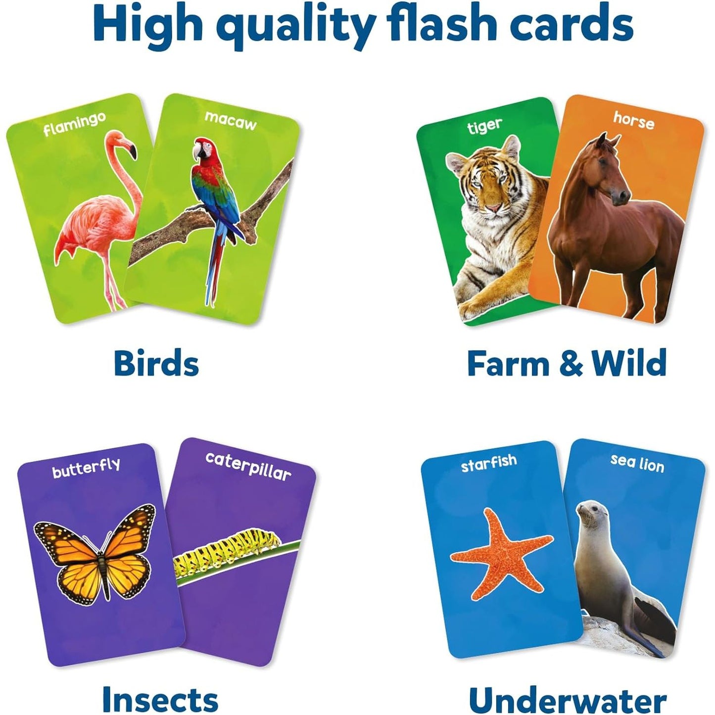 Skillmatics Flash Cards for toddlers: First 100 Animals