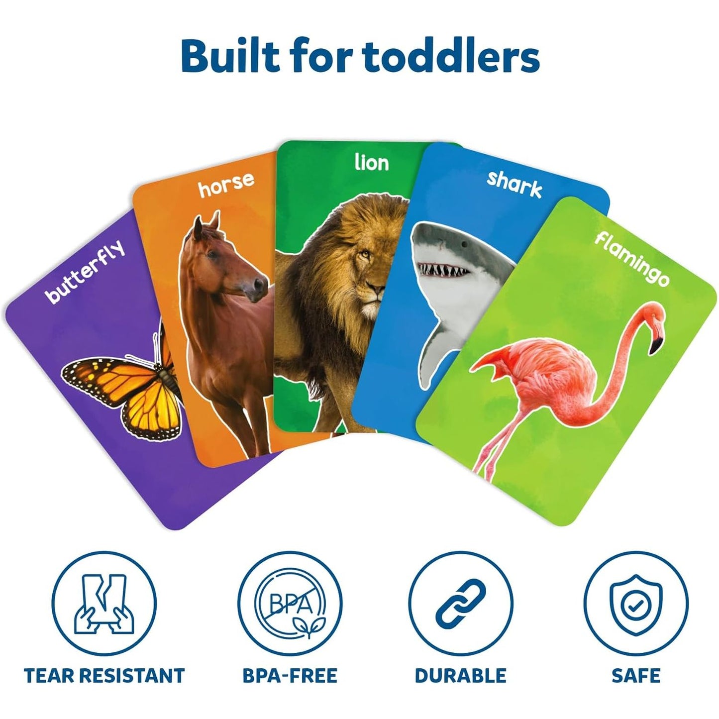 Skillmatics Flash Cards for toddlers: First 100 Animals