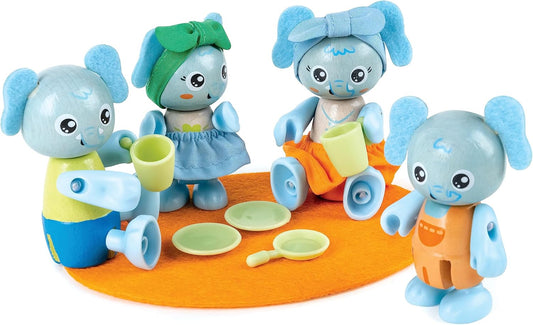 Hape Green Planet Explorers Elephant Family