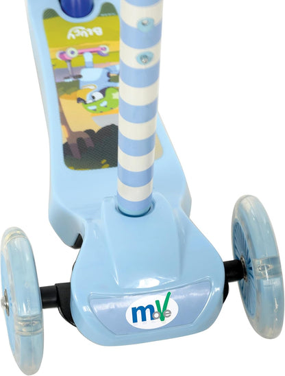 Bluey Mini Go! Tilt 3 Wheel Scooter with Light Up Wheels