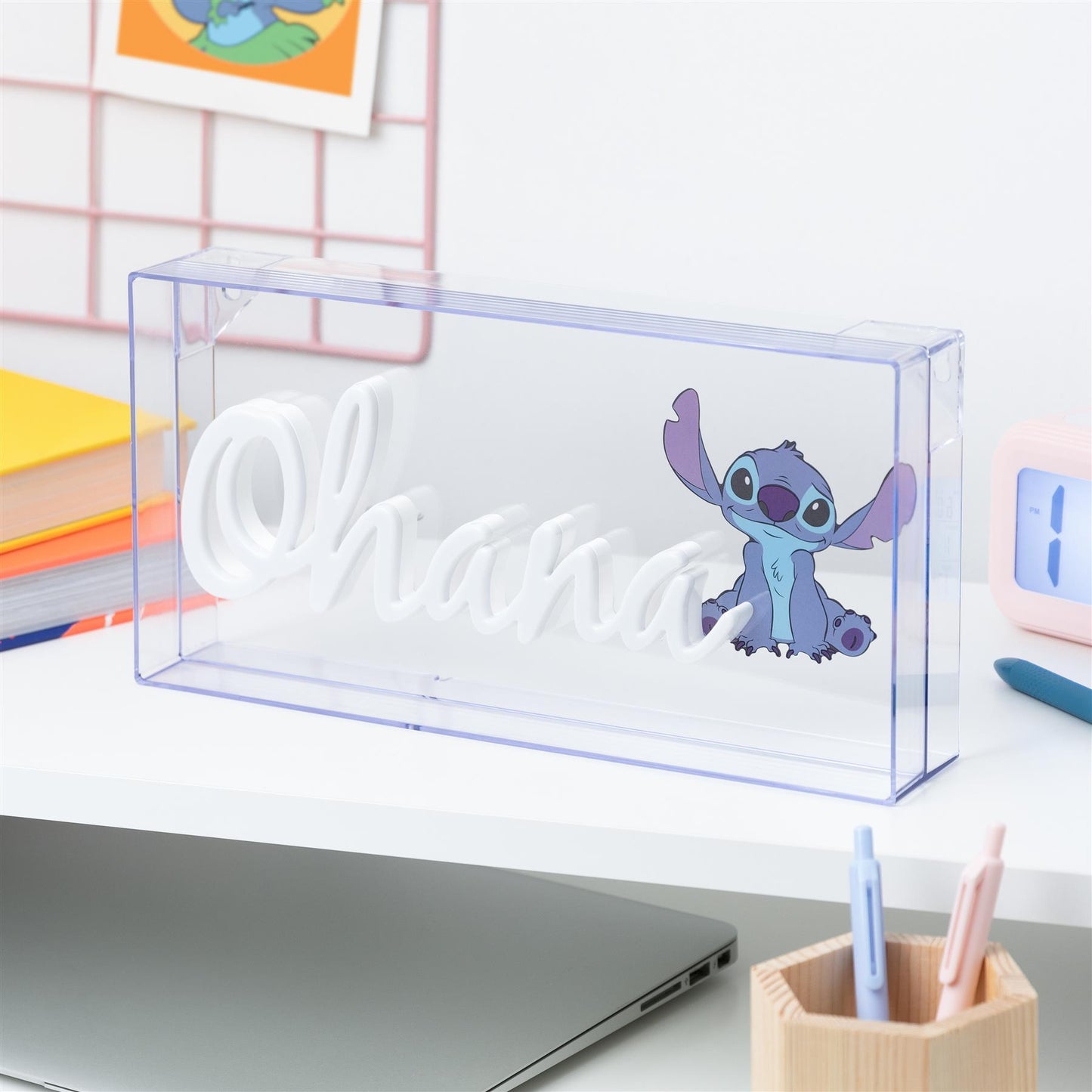 Disney Lilo and Stitch Ohana LED Neon Light