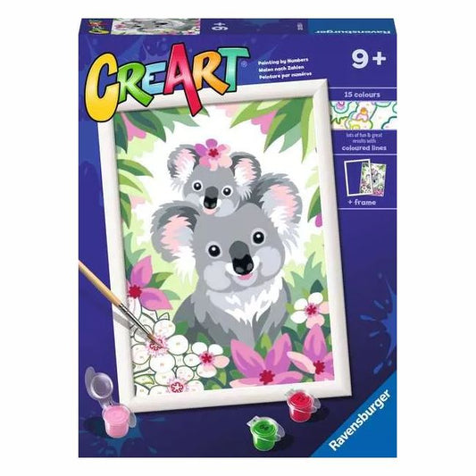 CreArt Paint by Numbers - Koala Cuties