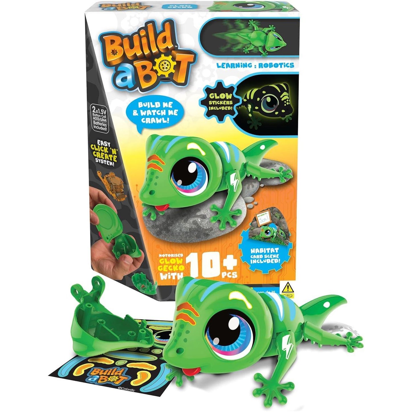 Build a Bot Glow Gecko