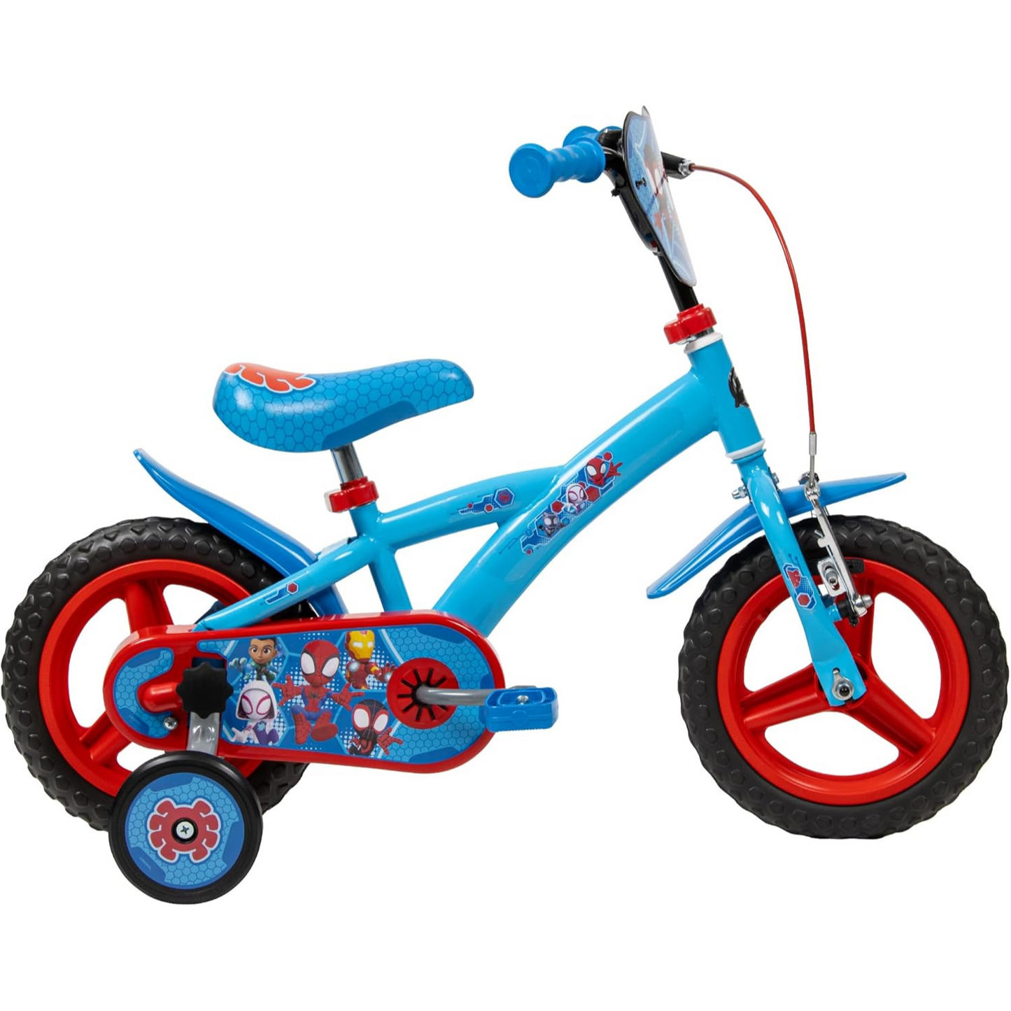 Toimsa Spidey 12 inch Bicycle with training wheel stabilisers