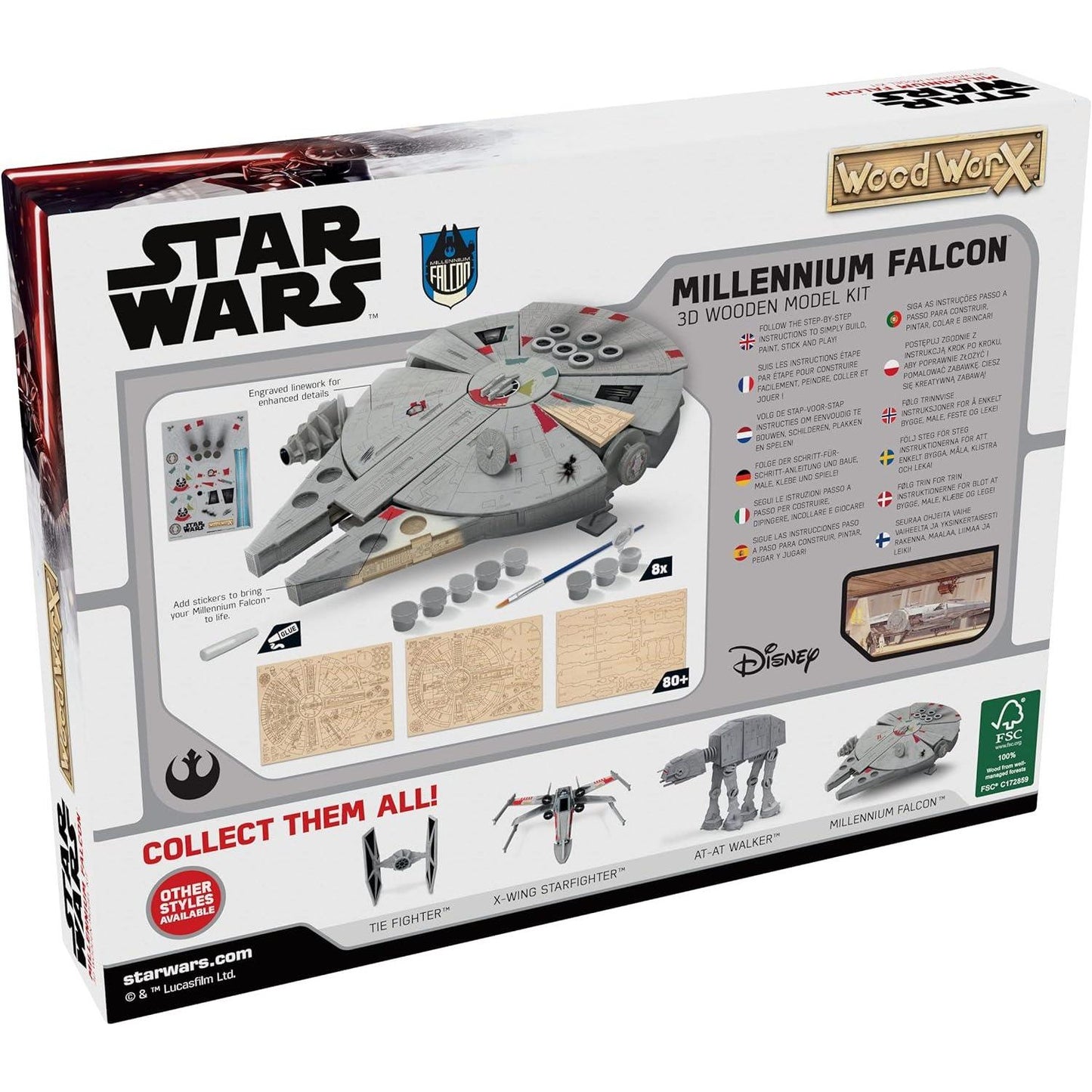 Star Wars Wood WorX Millennium Falcon