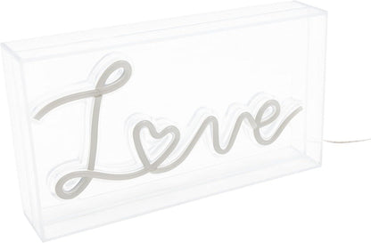 Love Acrylic Box Neon Light