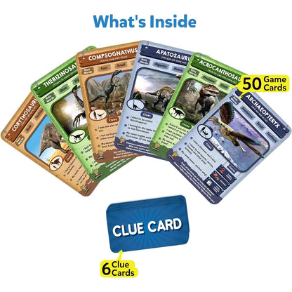 Skillmatics Guess in 10: Deadly Dinosaurs Trivia Card Game