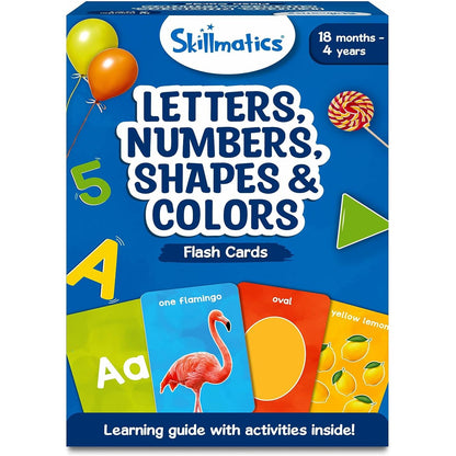 Skillmatics Flash Cards for toddlers: Letters, Numbers, Shapes & Colors