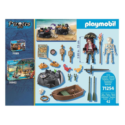 Playmobil 71254 Pirate with Rowboat Starter Pack