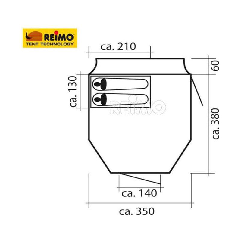 Reimo Tourlite Space 2 Inner Tent