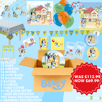 Bluey Complete Birthday Party in a Box