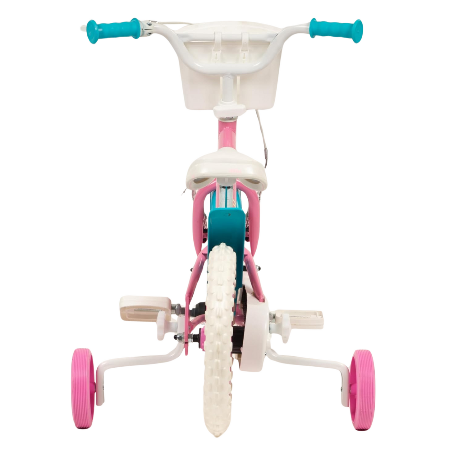 Peppa Pig 12 Inch Wheel Childrens Bicycle With Basket and Stabilisers