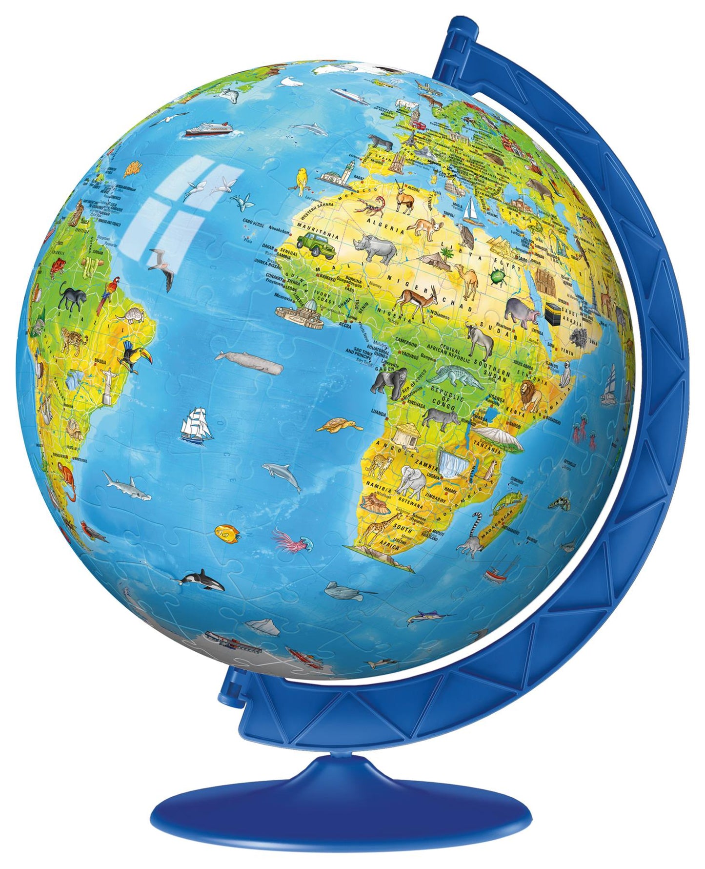 Children's World Map 3D Puzzle, 180pc