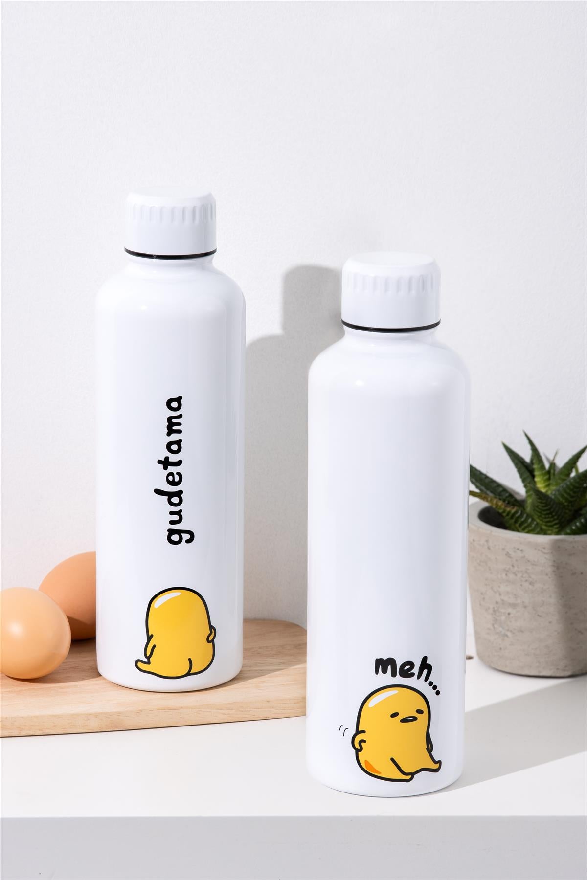 Gudetama Sanrio Metal Water Bottle