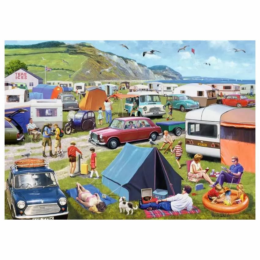 Leisure Days No 5 Camping & Caravanning Jigsaw Puzzle 1000pc