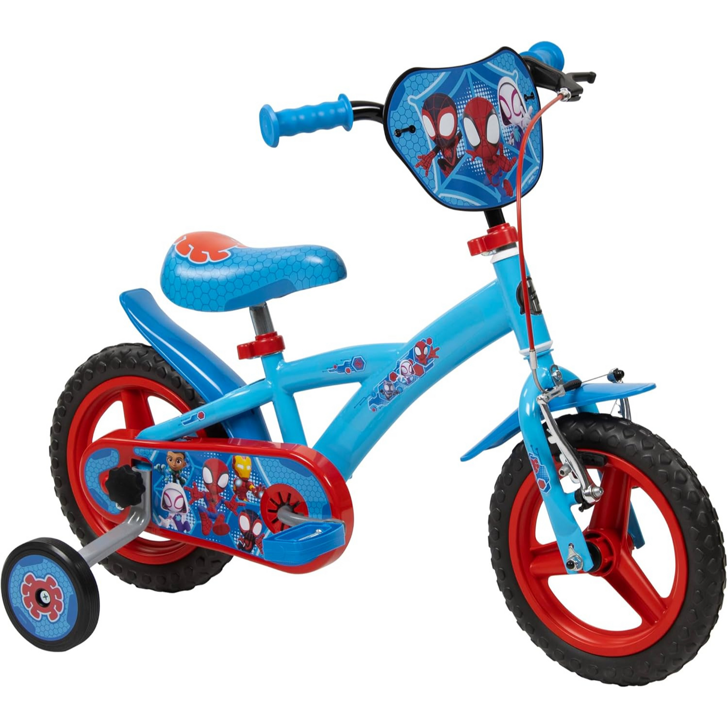 Toimsa Spidey 12 inch Bicycle with training wheel stabilisers