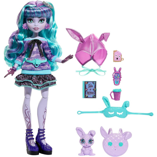 Monster High Creepover Party Twyla Doll with Pet and Accessories