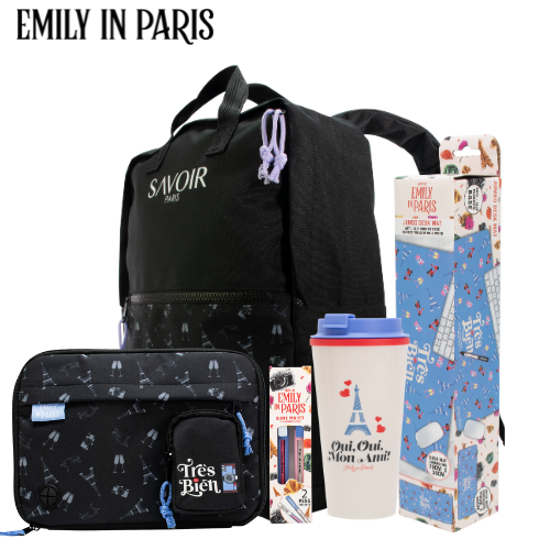 Emily in Paris Backpack Bundle