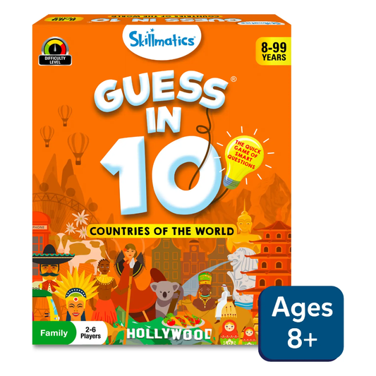 Skillmatics Guess in 10: Countries Of The World Trivia Card Game