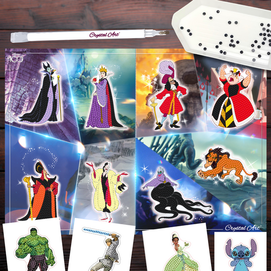 Disney 100 Crystal Art Single Stickers 043-102