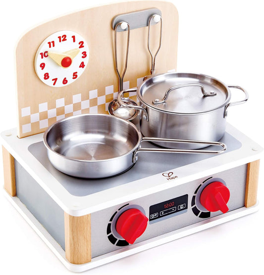 Hape 2-in-1 Kitchen & Grill Set Roleplay Kitchen