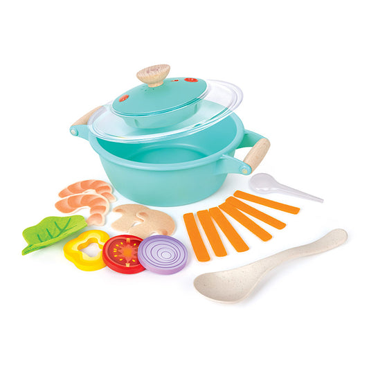 Hape Little Chef Cooking & Steam Playset