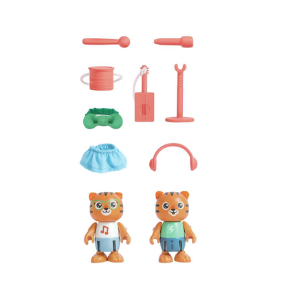 Hape Green Planet Explorers Milo and Melody Tiger Figurines