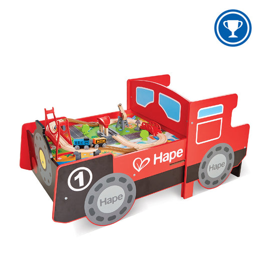 Hape Ride-on Engine Table With Railway Set