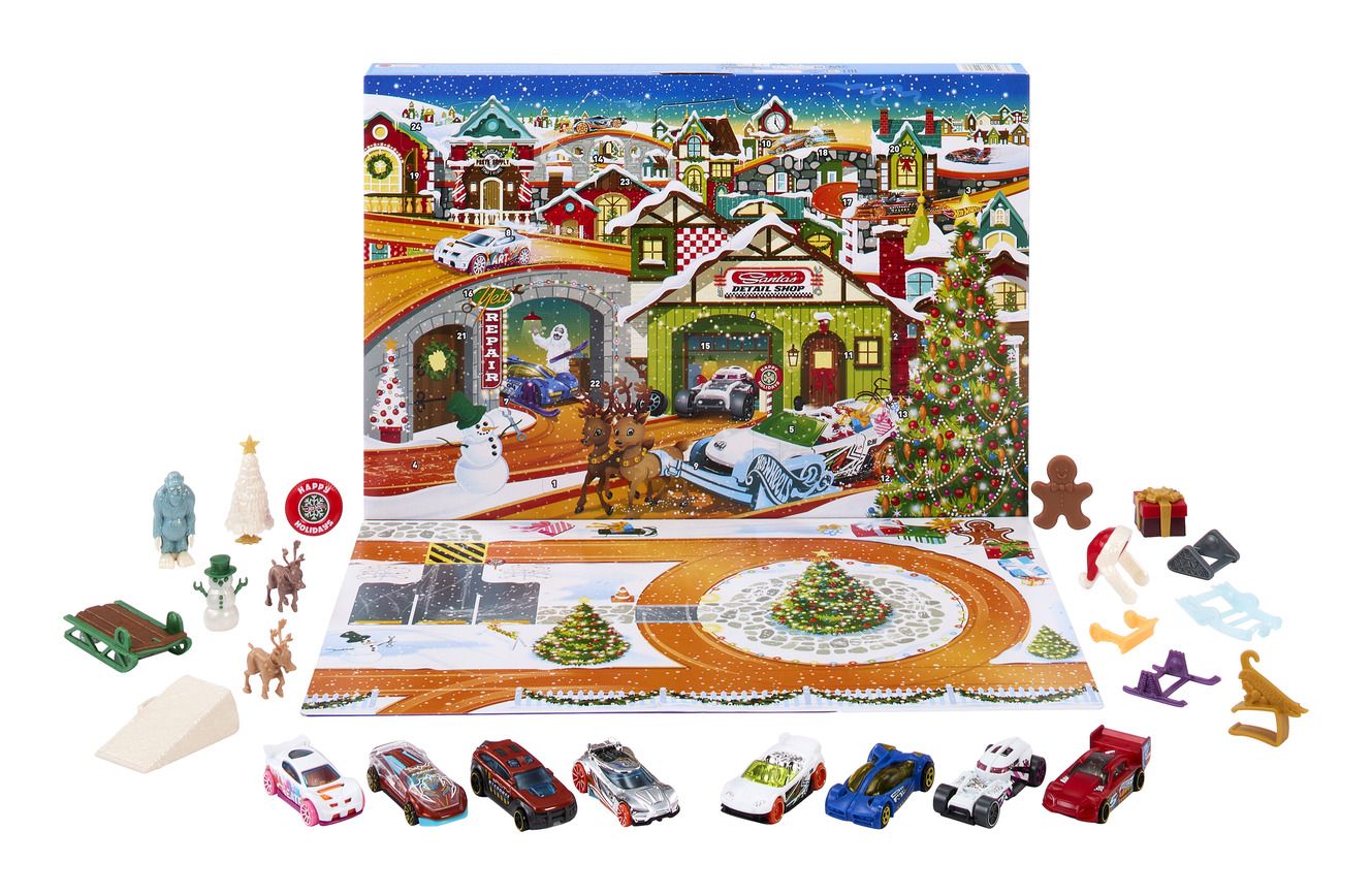 Hot Wheels Advent Calendar Holiday Spirit