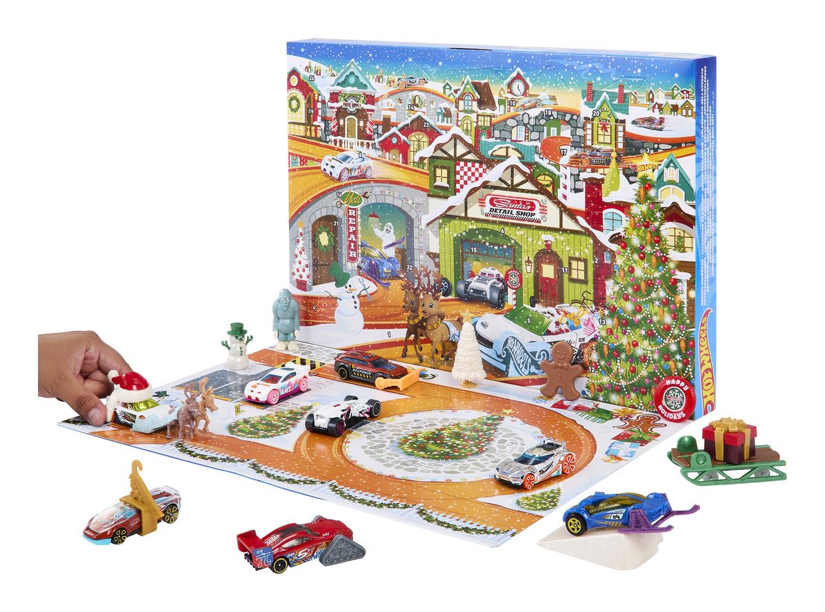 Hot Wheels Advent Calendar Holiday Spirit