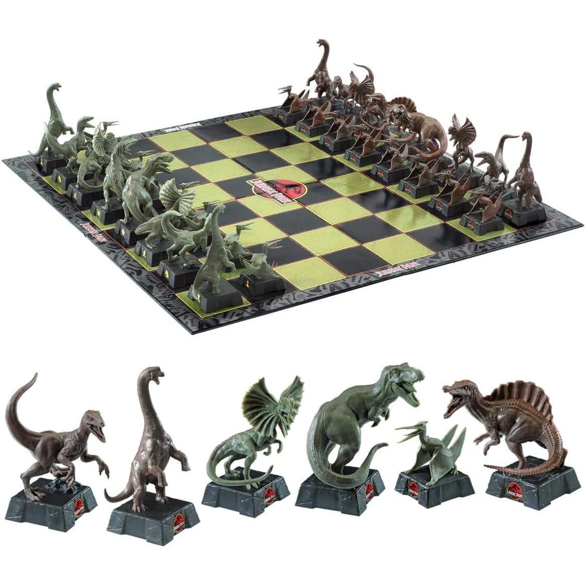 The Noble Collection Jurassic Park Chess Set