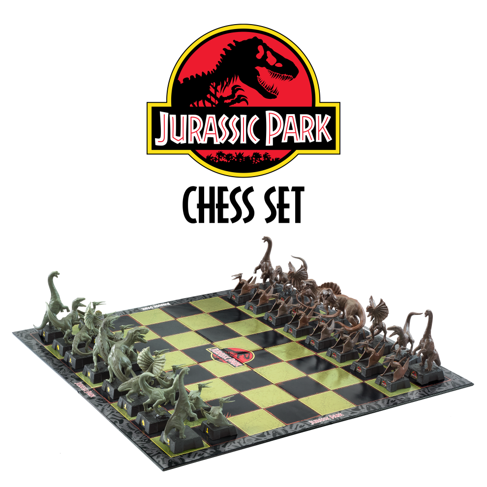 The Noble Collection Jurassic Park Chess Set