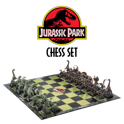 The Noble Collection Jurassic Park Chess Set