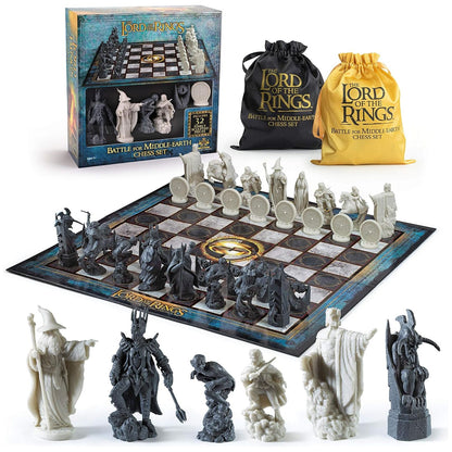 The Noble Collection The Lord of the Rings Chess Set: Battle for Middle Earth