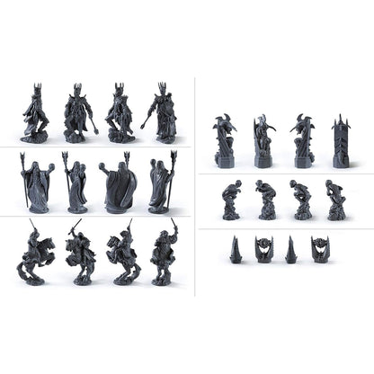 The Noble Collection The Lord of the Rings Chess Set: Battle for Middle Earth