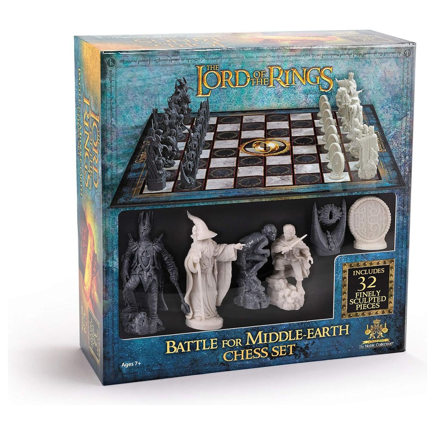 The Noble Collection The Lord of the Rings Chess Set: Battle for Middle Earth