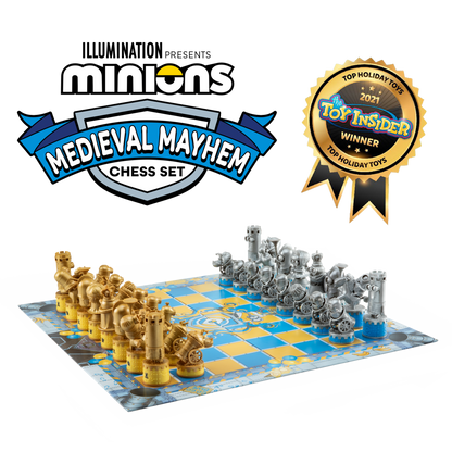 The Noble Collection Minions Medieval Mayhem Chess Set