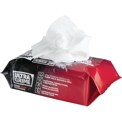 UltraGrime Pro: Power Scrub 80XXL Clothwipes