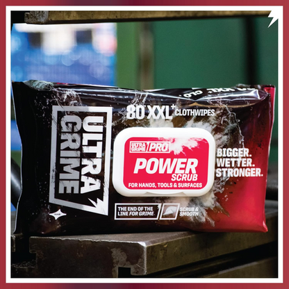 UltraGrime Pro: Power Scrub 80XXL Clothwipes