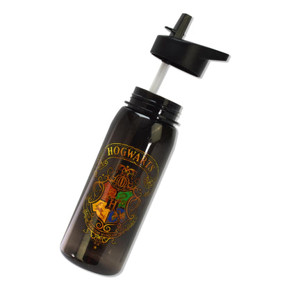 Harry Potter Flip Top Bottle Colourful Crest