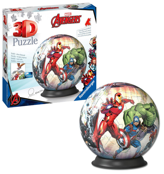 Marvel Avengers 3D Puzzle Ball, 72pc