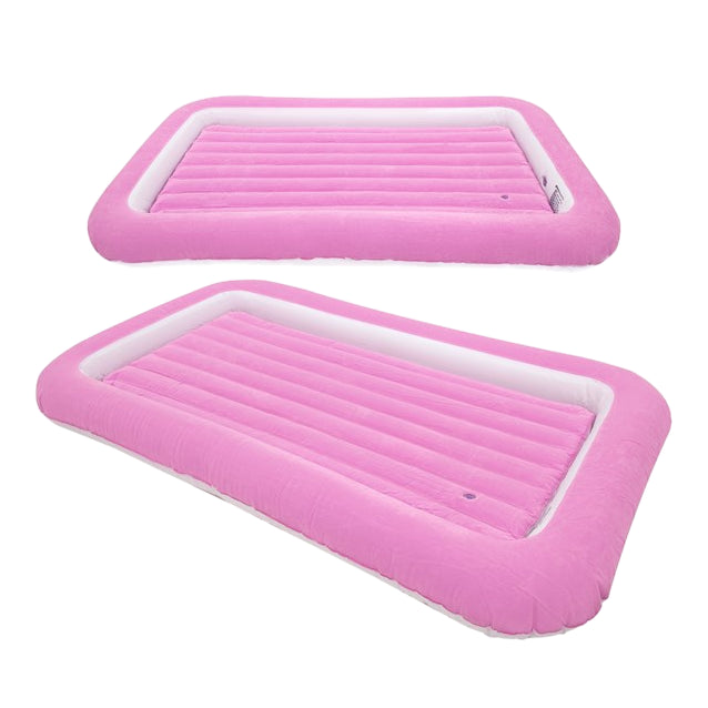 Flocked Kids Airbed - Pink