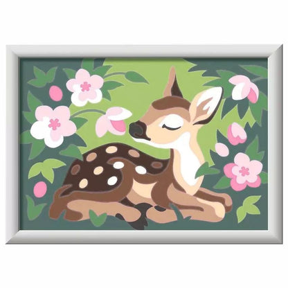 CreArt Paint by Numbers - Floral Fawn