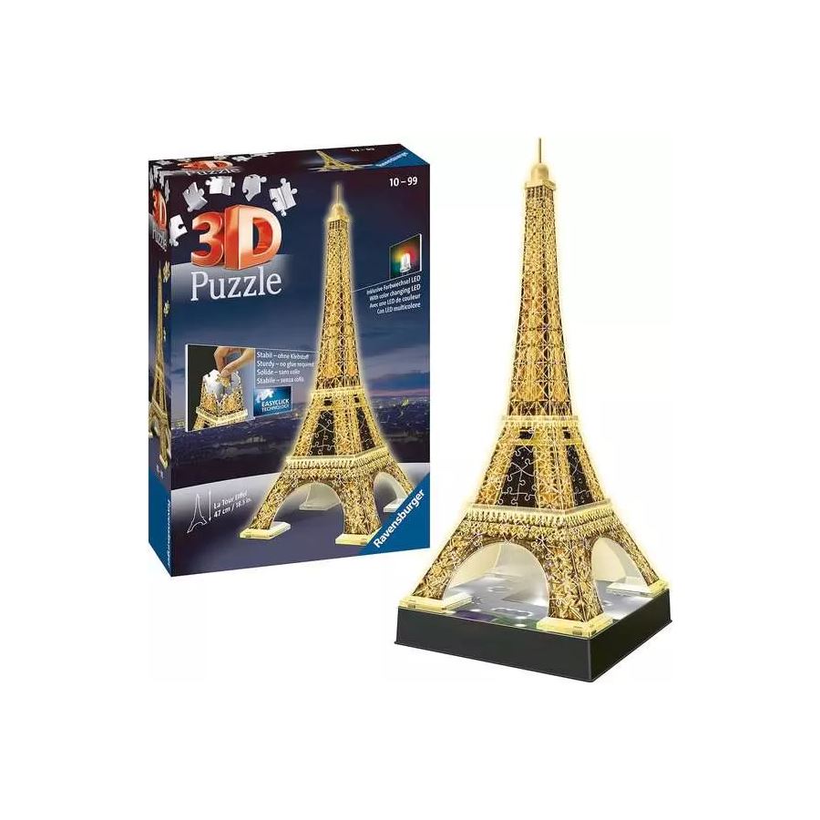 Eiffel Tower Light Up 3D Puzzle 216pc