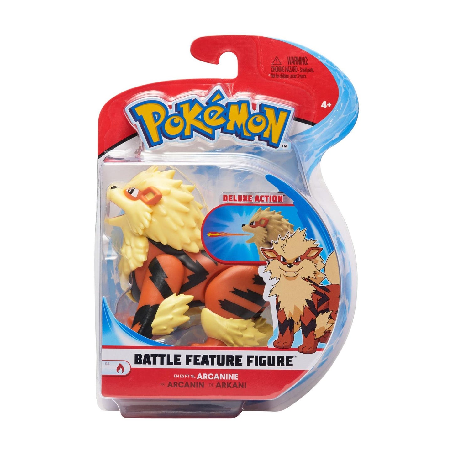 Pokémon Battle Feature Figure Assortment - 4.5-Inch Assorted Battle Figures with Deluxe Battle Feature