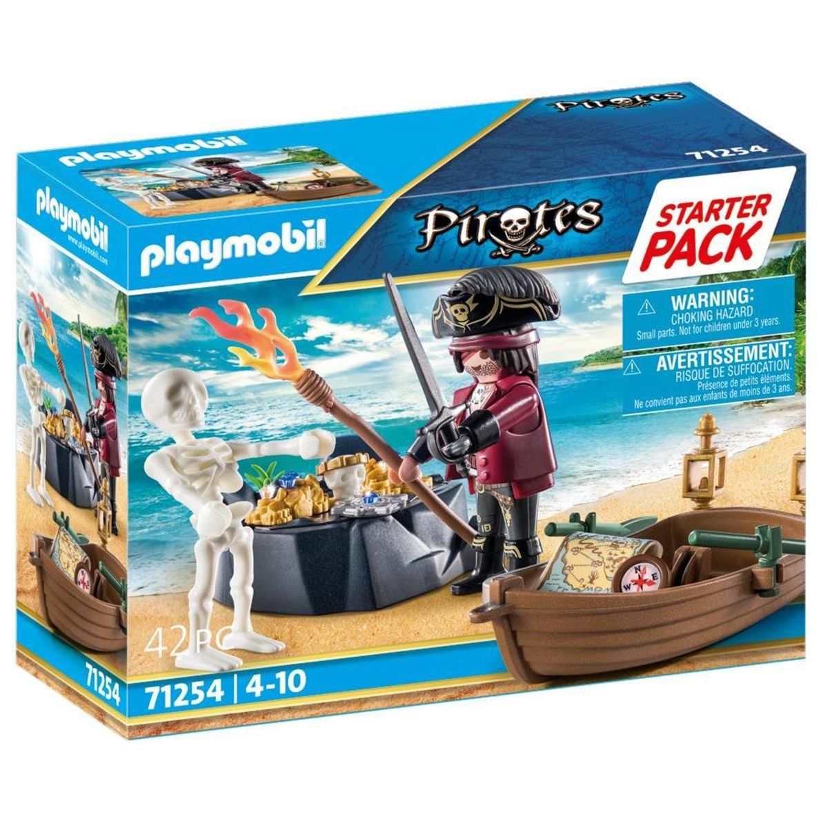 Playmobil 71254 Pirate with Rowboat Starter Pack