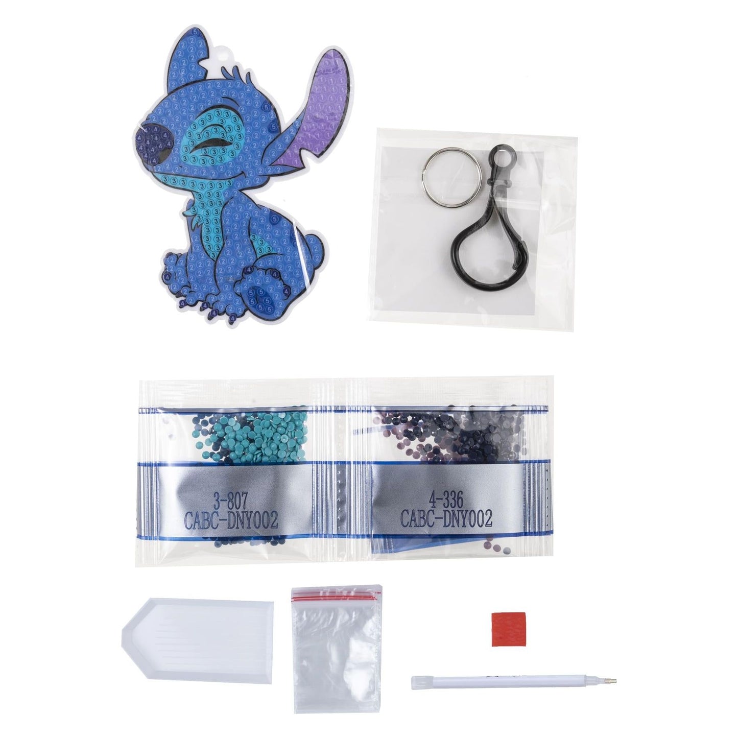 Disney Stitch Crystal Art Backpack Charm Kit