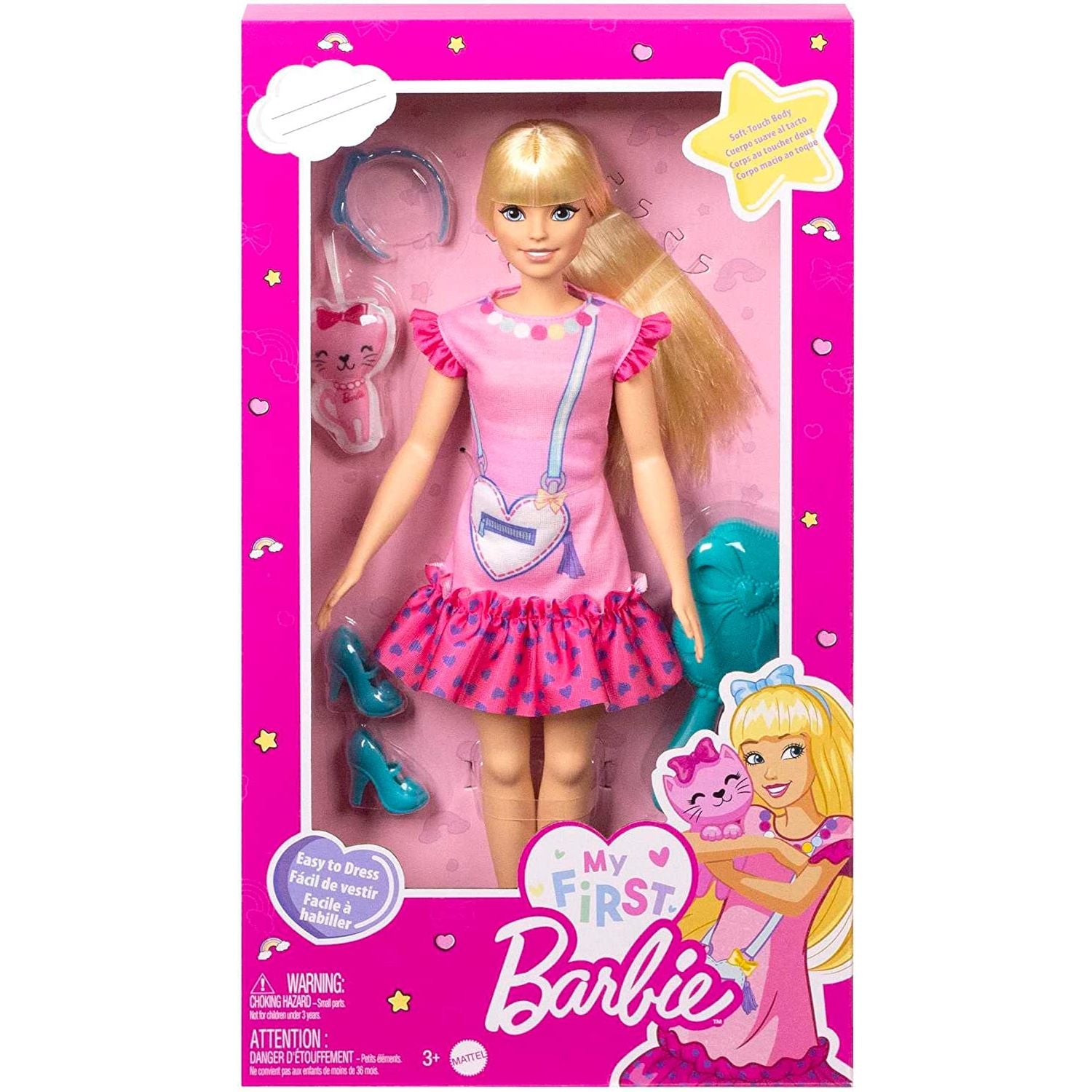 My First Barbie, Toddler Barbie, My First, Dreamhouse, official licensed barbie toy, barbie's iconic home, make your own, barbie doll, spencer doll, chelsey doll, barbie, skipper, barbie beach, barbie beach house, barbie beach house, barbie beach bungalow, barbie beach doll, barbie beach house with pool, barbie beach cruiser, mega bloks barbie beach house, barbie beach towel, barbie beach bungalow house, Barbie Doll for Preschoolers, My First Barbie “Malibu” Doll, 13.5 Inch doll, Blonde Hair Kids Toys a