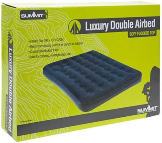 Summit Flocked Double Airbed